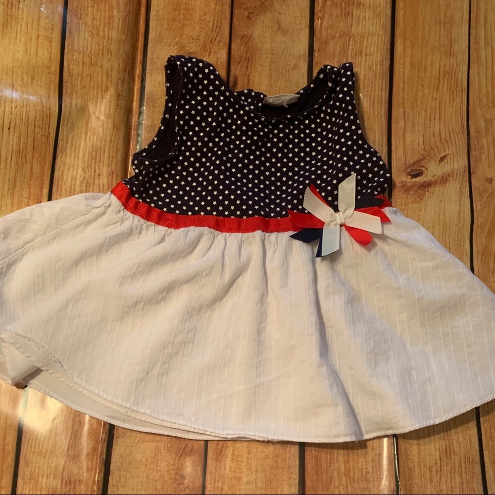 Maggie and Zoe red white & blue tunic 4th of July